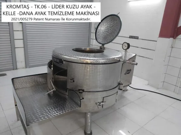 TK.06 – LİDER KUZU AYAK – KUZU KELLE – DANA AYAK TEMİZLEME MAKİNASI - Görsel 4