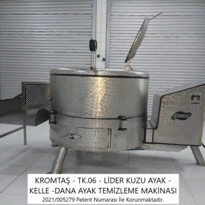 TK.06 – LİDER KUZU AYAK – KUZU KELLE – DANA AYAK TEMİZLEME MAKİNASI